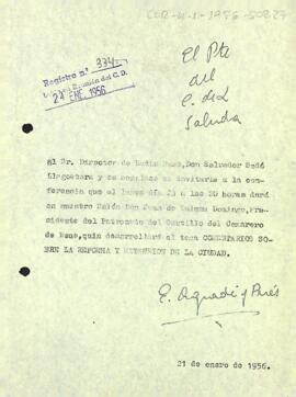 Invitació del president al director de Ràdio Reus
