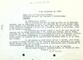 Carta d'Enric Aguadé Parés a Francisco Sintes