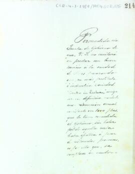 Carta de la junta de govern a Jerónimo Marín suplicant la seva ajuda per fer efectiva l'ordre de pagament de la subvenció atorgada