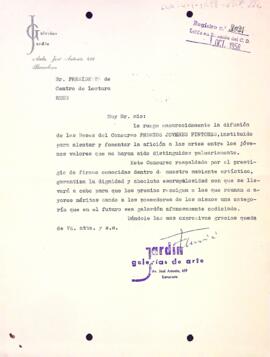 Difusió de les bases del Concurs de Joves Pintors