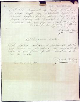 Carta i text d'homenatge a Eugeni Mata de Ricardo Pallejá