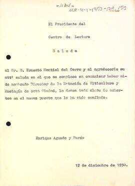 Felicitació a Ernesto Montiel pel seu nou càrrec com a director de l'Estació de Viticultura i Enologia de Reus
