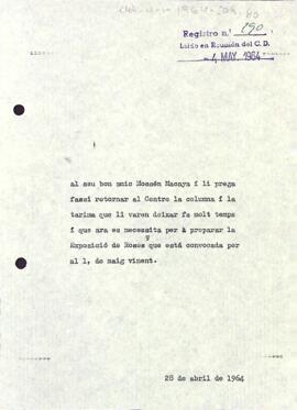 Retorn d'uns objectes