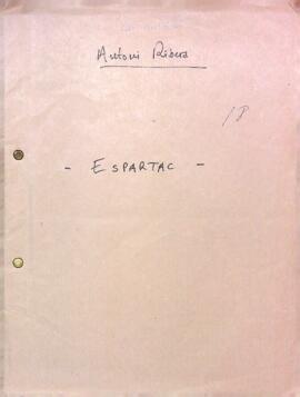 Espartac : tragèdia, Antoni Ribera i Jordà