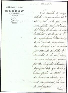 Carta d'agraïment de Luis Mackenna pel títol de soci d'honor de l'entitat