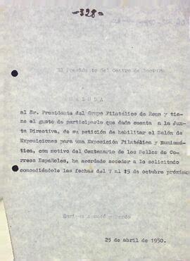 El Consell Directiu accedeix a fer una exposició sobre filatèlia i numismàtica