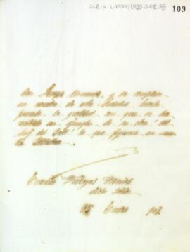 Agraïment del president, Evarist Fàbregas, a Josep Asmarats pel donatiu d'una obra seva a l'entitat
