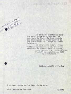 Nou vocal de la Secció d'Art