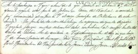 Carta de Jaume Padró a Francesc Miró informant que la junta de govern li atorga el càrrec honorífic de bibliotecari de l'entitat