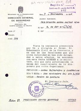Aprovació d'una petició d'actes