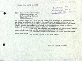 Carta del president a Federico Muelas