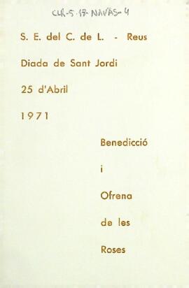 Benedicció i Ofrena de les Roses