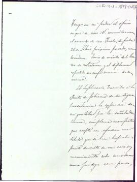 Carta d'Andreu Llauradó a la Junta i al president del Centre agraint el fet d'haver-lo nomenat "soci de mèrit"