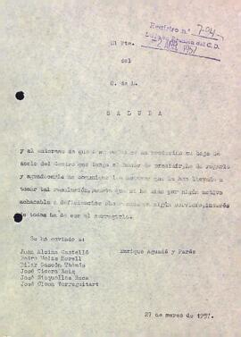 Model de carta als socis que han demanat la baixa de l'entitat