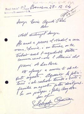 Premi a Salvador Perearnau