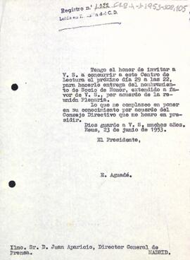 Carta del president al director general de premsa