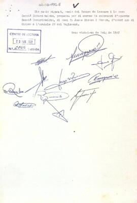 Proposta de candidats de la Secció Excursionista