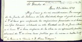 Carta de Ricard Guasch als directors de les publicacions periòdiques de la zona adjuntant un exemplar del volum que inclou els discursos i les composicions del certamen