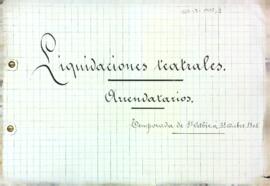 Liquidaciones teatrales arrendatarios