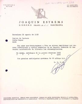 Cobrament de l'enviament d'un llibre