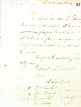 Agraïment de la junta de govern a la vídua de Lluís Quer Cugat , a Bonaventura Sanromà, a Francisco Siré i Joan Fortuny