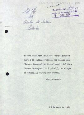 Agraïment per un donatiu