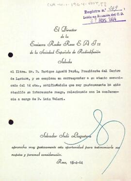 Conferència de Lluís Valeri