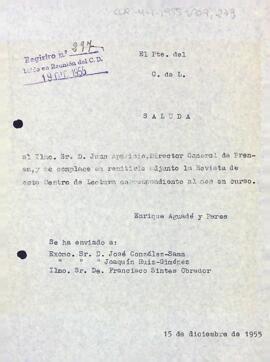 Enviament del darrer número de la Revista del Centre de Lectura