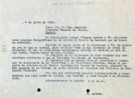 Carta d'Enric Aguadé Parés al Director General de Premsa