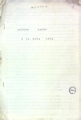 Alfred Jarry i la seva obra, de Josep Gambús Forrellad