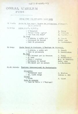 Avanç programa primavera-estiu 1983