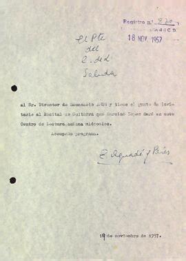 Carta al director del Semanario Reus