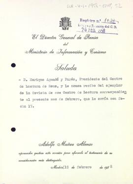 Rebut de la Revista del Centre de Lectura