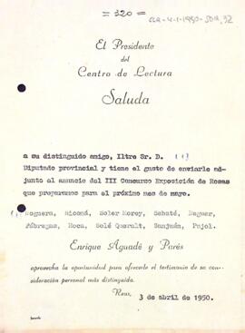 Invitació al III Concurs Exposició de Roses
