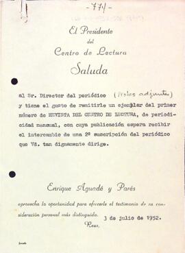 Sol·licitud d'intercanvi de publicacions