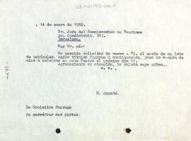 Carta del Centre de Lectura al Consulat Francès