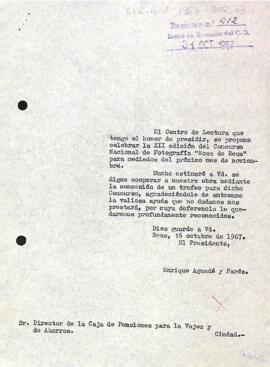 Carta del president a la Caixa de Pensions