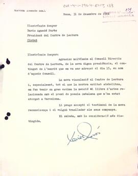 Agraïment de Xavier Amorós