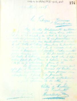 Comunicació del president Pere Cavallé als Srs. Fábregas i Recasens informant de les condicions amb les quals haurien d'obrir un compte corrent pel Centre de Lectura