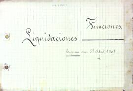 Balanç de comptes de les funcions del 6 i 7 de juny de 1908