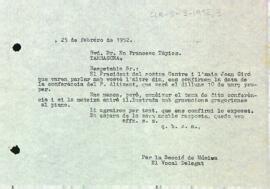 Tema de la conferència de Miquel Altisent