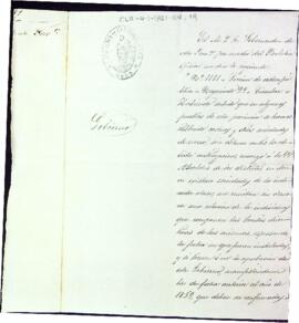 Carta de l'alcalde de Reus demanant la composició de la Junta Directiva