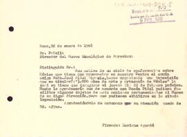 Carta del president al director del Museu Etnològic de Barcelona