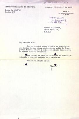 Diapositives del Instituto Italiano di Cultura