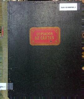 Copiador de les cartes emeses pels administradors de la Revista del Centre de Lectura dels anys 1920 a 1921