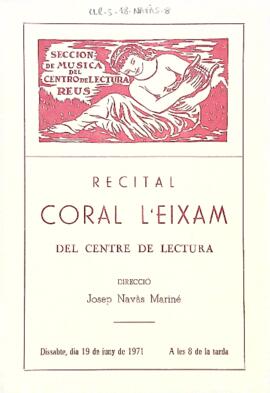 Recital Coral L'Eixam del Centre de Lectura