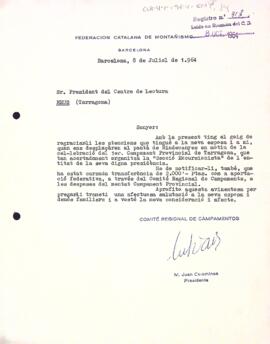 Agraïment de Joan Colominas