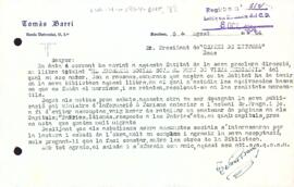 Donatiu d'una obra de Tomàs Barri