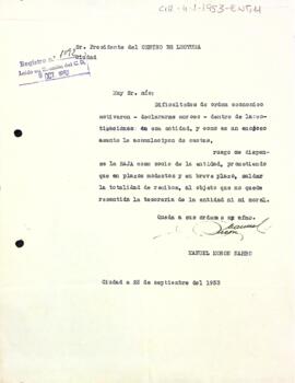 Carta de disculpes de Manuel Moron Narro al president