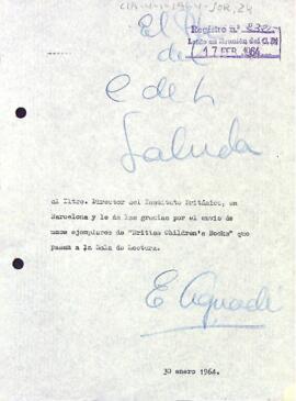 Agraïment a l'Institut Britànic